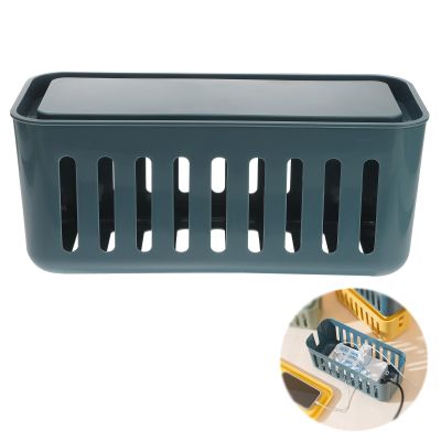 AOKWAWALIY Protector Holder Power Cord Holder Cord Management Container Wire Management Container Plastic Container Plastic to go containers bin Organizer Cable Storage Organizer bar