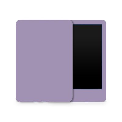 MightySkins Skin Compatible with Amazon Kindle 6-inch 11th Gen (2022) Full Wrap - Solid Lavender | Protective, and Unique Vinyl Decal wrap Cover | Easy to Apply | Made in The USA