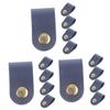 DOITOOL 3sets Wire Wrap Management Strap Cable Straps Snap for Electronics Reusable Cord Keeper for Home Office 5pcs*3 view 1