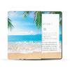 MightySkins Carbon Fiber Skin Compatible With Amazon Kindle Paperwhite 5 6.8-inch 11th Gen (2021) Full Wrap - Pristine Beach | Protective Textured Carbon Fiber Finish | Easy To Apply | Made in the USA view 1