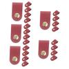 DOITOOL 25pcs Faux Cable Organizer Strap Practical Cord Ties for Headphones Usb Charging Cables Compact Reusable for Home Office Travel School view 1