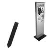 BoxWave Stylus Pouch Compatible with Advanced Kiosks Food and Retail Kiosk (32 in) - Stylus PortaPouch, Pen Stylii Holder Carrier Portable Self-Adhesive - Jet Black view 1