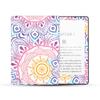 MightySkins Carbon Fiber Skin Compatible with Amazon Kindle Paperwhite 5 6.8-inch 11th Gen (2021) Full Wrap - Vibrant Mandala | Textured Carbon Fiber Finish | Easy to Apply | Made in The USA