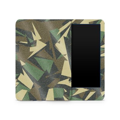 MightySkins Glossy Glitter Skin Compatible with Amazon Kindle 6-inch 11th Gen (2022) Full Wrap - Polygonal Camo | Protective High-Gloss Glitter Finish | Easy to Apply | Made in The USA