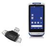 BoxWave Smart Gadget Compatible with Datalogic Joya Touch 22 - AllReader SD Card Reader, microSD Card Reader SD Compact USB - Jet Black view 1