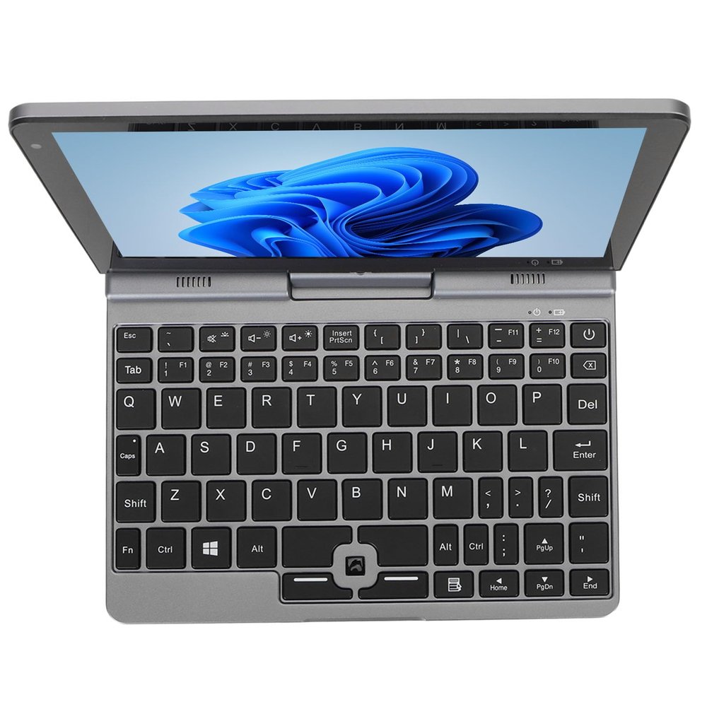 DAUERHAFT Portable Laptop Computer 8 Inch Mini for School with 12G LPDDR5 4800MHz 3.40GHz Quad Core CPU 1000M RJ45 US Plug 12G+128
