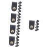 DOITOOL 25pcs Faux Straps for Headphones and Cables and Reusable Wire Organizers for Compact Design for Easy Storage view 1