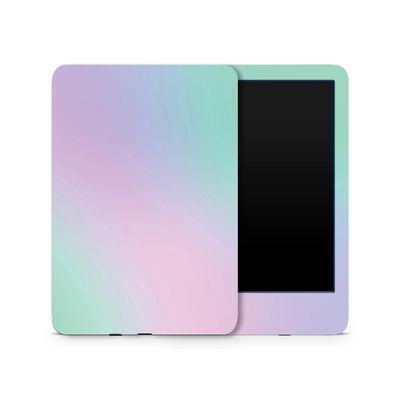 MightySkins Skin Compatible with Amazon Kindle 6-inch 11th Gen (2022) Full Wrap - Cotton Candy | Protective, Durable, and Unique Vinyl Decal wrap Cover | Easy to Apply | Made in The USA