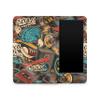 MightySkins Glossy Glitter Skin Compatible with Amazon Kindle 6-inch 11th Gen (2022) Full Wrap - Orange Hip Hop | Protective High-Gloss Glitter Finish | Easy to Apply | Made in The USA view 1