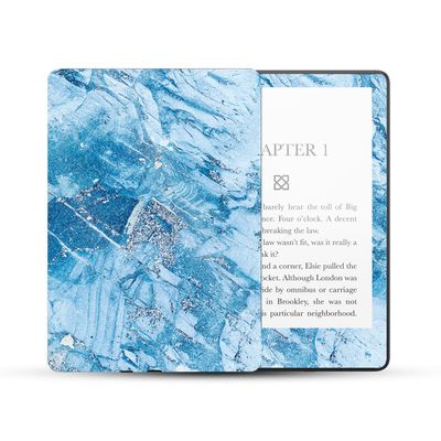 MightySkins Glossy Glitter Skin Compatible with Amazon Kindle Paperwhite 5 6.8-inch 11th Gen (2021) Full Wrap - Winter Rock | Protective High-Gloss Glitter Finish | Easy to Apply | Made in The USA