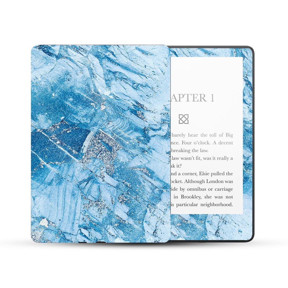 MightySkins Glossy Glitter Skin Compatible with Amazon Kindle Paperwhite 5 6.8-inch 11th Gen (2021) Full Wrap - Winter Rock | Protective High-Gloss Glitter Finish | Easy to Apply | Made in The USA