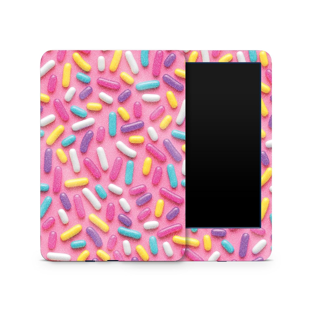 MightySkins Glossy Glitter Skin Compatible with Amazon Kindle 6-inch 11th Gen (2022) Full Wrap - Sprinkles | Protective High-Gloss Glitter Finish | Easy to Apply | Made in The USA