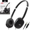 JVC Flats On-Ear Wired Headphones with Mic - Flat Foldable Design - 30mm- Neodymium Driver for Powerful Sound - Soft Ear-Pads for Comfort - Lightweight & Portable - PC/Laptop/Gaming - 3.5mm Slim Plug view 1