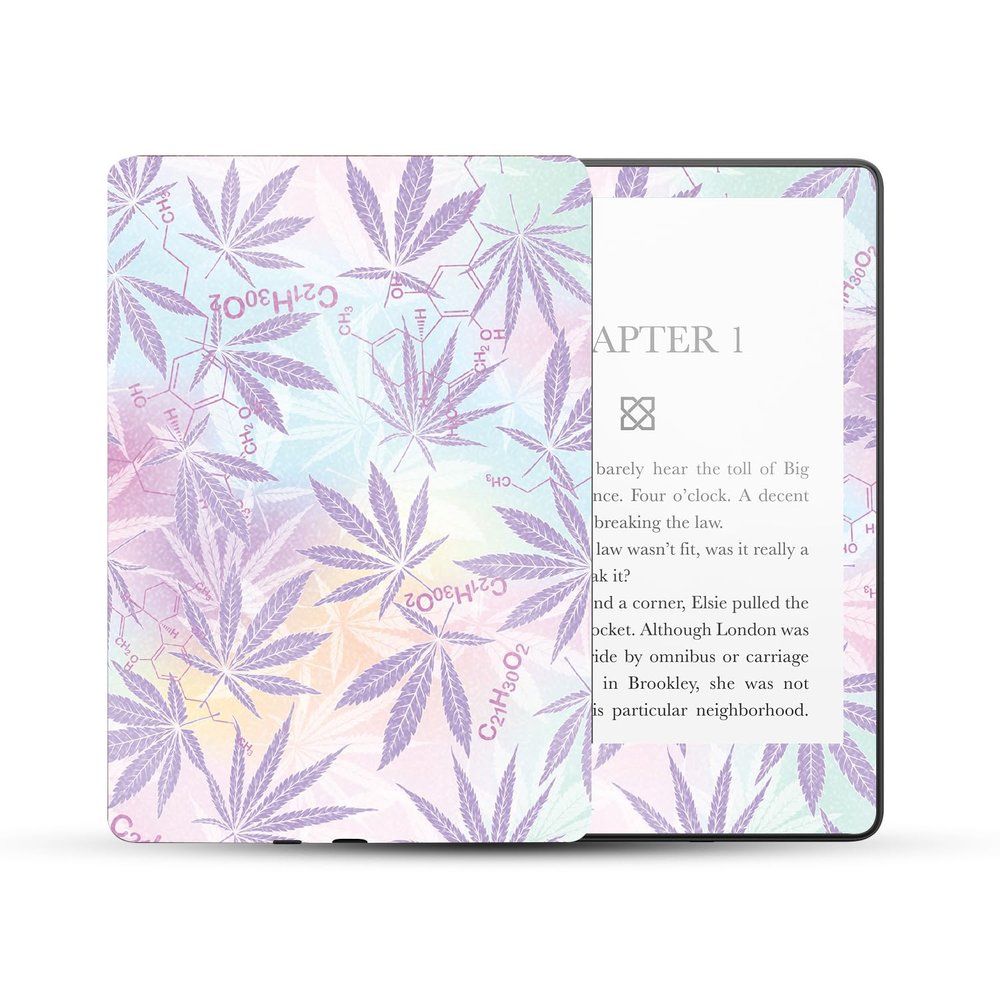 MightySkins Glossy Glitter Skin Compatible with Amazon Kindle Paperwhite 5 6.8-inch 11th Gen (2021) Full Wrap - Pastel Mary | Protective High-Gloss Glitter Finish | Easy to Apply | Made in The USA