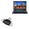 BoxWave Smart Gadget Compatible with Acer Nitro 5 (AN515-58-552Y) - AllReader SD Card Reader, microSD Card Reader SD Compact USB - Jet Black view 1