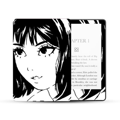 MightySkins Skin Compatible with Amazon Kindle Paperwhite 5 6.8-inch 11th Gen (2021) Full Wrap - Close Your Eyes | Protective, and Unique Vinyl Decal wrap Cover | Easy to Apply | Made in The USA