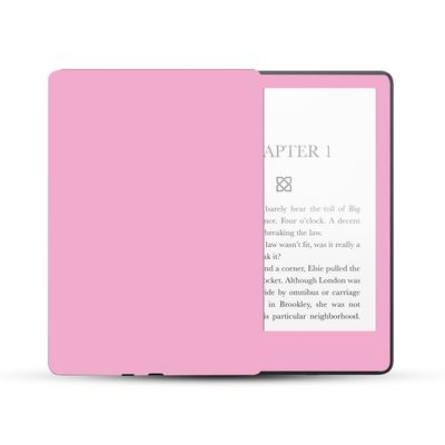 MightySkins Skin Compatible with Amazon Kindle Paperwhite 5 6.8-inch 11th Gen (2021) Full Wrap - Solid Pink | Protective, Durable, and Unique Vinyl Decal wrap Cover | Easy to Apply | Made in The USA