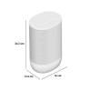 Sonos Move 2 - White - Wireless Portable Bluetooth Speaker view 3