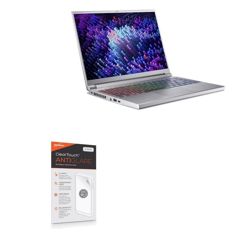BoxWave Screen Protector Compatible with Acer Predator Triton 300 SE (PT314-52S) - ClearTouch Anti-Glare (2-Pack), Anti-Fingerprint Matte Film Skin