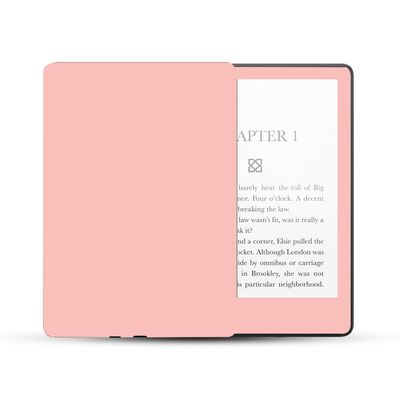 MightySkins Skin Compatible with Amazon Kindle Paperwhite 5 6.8-inch 11th Gen (2021) Full Wrap - Solid Blush | Protective, Durable, and Unique Vinyl Decal wrap Cover | Easy to Apply | Made in The USA