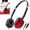 JVC Flats On-Ear Wired Headphones - Flat Foldable Design - 30mm Driver for Powerful Sound - Soft Ear-Pads for Comfort  Steel Headband - Lightweight & Portable - 3.5mm Slim Plug - HAS160M view 1