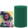 FiVan Birthday Party Decoration Props Vibrant Deep Green Plinth Cover Elastic Stretch Spandex Pedestal Cover for Metal Cylinder Stands HP-1910 view 1