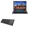 BoxWave Keyboard Compatible with Acer Nitro 5 (AN515-58-552Y) - MediaOne Keyboard with TouchPad, USB Fullsize PC Wireless TrackPad - Jet Black view 1