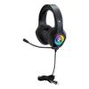Egghead Skylab Gaming and Multimedia Headset with Noise-Reducing Headphones and LED Lights, Ergonomic Noise Cancelling Gaming Headset with Mic, Black view 2