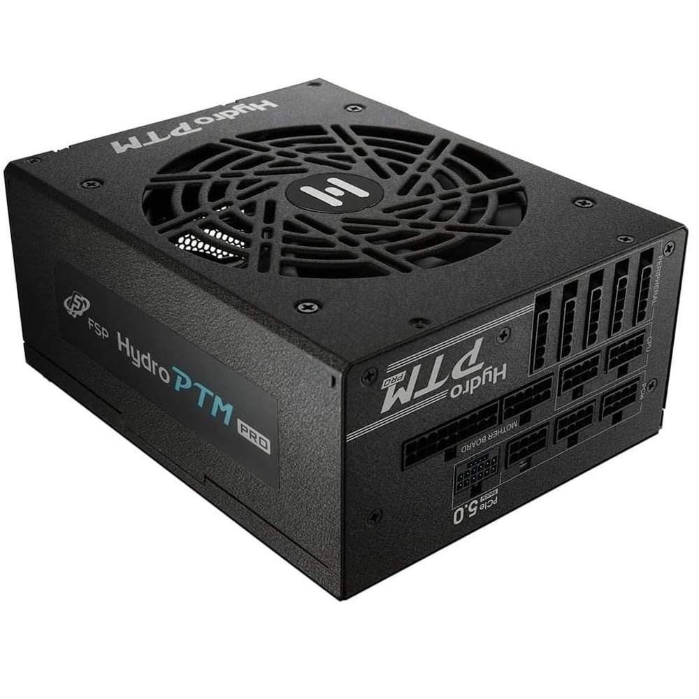 FSP Hydro PTM PRO 1200W Power Supply, 80 Plus Platinum, ATX 3.0 PCIe 5.0 Full Modular, 10 Year Warranty (HPT2-1200,G5T)