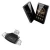 BoxWave Smart Gadget Compatible with Luoran N2 (4 in) - AllReader SD Card Reader, microSD Card Reader SD Compact USB - Jet Black view 1