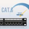 FGB 24-Port Cat6 Patch Panel, 1U 19" Rackmount or Wall Mount RJ45 Ethernet Patch Panel for Gigabit Networks view 3