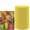 FiVan Birthday Party Decoration Props Vibrant Light Yellow Plinth Cover Elastic Stretch Spandex Pedestal Cover for Metal Cylinder Stands HP-1894 view 1