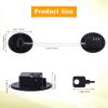 Anglecai 4P Refrigerator Locks Combination, Mini Freezer Door Lock Fridge view 2