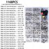 1168pcs car Wire Terminal kit 1/1.5/1.8/2.2/2.8/3.5mm car Electrical Connector Plug Removal Male and Female Crimp car Plug pins (Color: 1168pcs) view 2