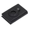 Card Holder Wallet, Tracking Device Card Holder Purse Aluminum Alloy PU Ultrathin Lightweight Anti Theft Swiping for Work (Color : Black) view 1