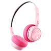 iKF R1 Wireless Bluetooth Headphones, Retro Classic Lightweight Headset, Builti-in Mic, 60H Playback, Dual Device Connectivity, Low Latency, App Customization,Throwback 80s 90s,OOTD, Pink view 1