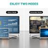 4K DisplayPort to HDMI Cable 20 FT, DP to HDMI Male Video UHD Cable, Uni-Directional Cord, for PC, Desktop, Graphics Card to HDTV, Monitor, Projector, with 2 HDMI Angle Adapters and 25 Zip Ties-Black view 4
