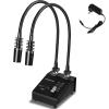 Baquler Microscope Light 6W 6500K Dual Gooseneck Spotlight Changeable LED Bulb Adjustable Illuminator Source for Industrial Biological Digital Stereo Microscope Camera, PCB Repair, Soldering view 1