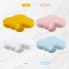 OctinPris 4X Colorful Cute Glossy Ceramic Knobs Cloud-Shape Lovely Door Pull Knob Cabinet Closet Ceramic Drawer Cupboard Kitchen Dresser Kids Child Bedroom Pulls Wardrobe Handles view 3