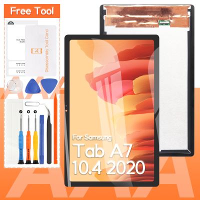 Screen Replacement For Samsung Galaxy Tab A7 10.4 SM-T500 SM-T505 LCD Display Touch Screen Digitizer Full Assembly,with Tools(Black)