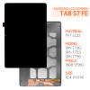 for Samsung Galaxy Tab S7 FE T730 Screen Replacement T730 T733 T736 T738U T735 T737 LCD Display Touch Screen Digitizer Full Assembly,with Tools(Black) view 2