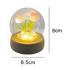 anso Handmade Tulip Night Light Table Lamp Bedside Decoration Desktop Ornament (2 Flowers) view 4