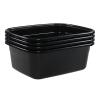 Esdiplot 4-Pack 14 Qt Wash Basin, Rectangular Plastic Wash Tub view 1
