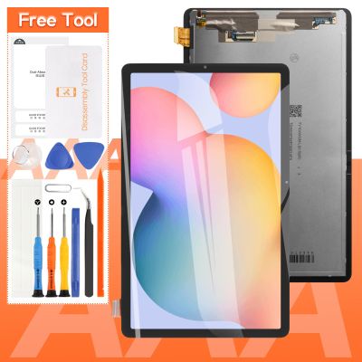 Screen Replacement For Samsung Galaxy Tab S6 Lite P610 P610N P615 LCD Display Touch Screen Digitizer Full Assembly,with Tools(Black)