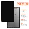 Screen Replacement For Samsung Galaxy Tab S6 Lite P610 P610N P615 LCD Display Touch Screen Digitizer Full Assembly,with Tools(Black) view 2