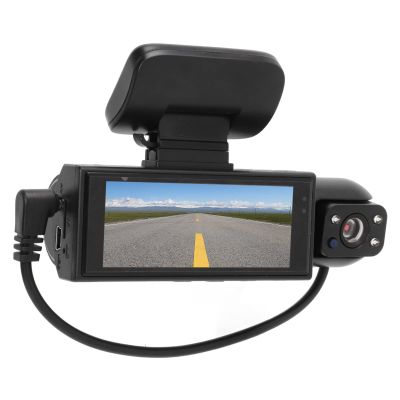 1080P FHD Cam with 3.16 Inch Display, 360 Degree Rotating Lens, Motion Detection, Reversing Visibility, Video Recording for Cars