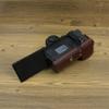 X-S20 Case, BMAOLLONGB Handmade Genuine Real Leather Half Camera Case Bag Cover for Fujifilm X-S20 XS20 Bottom Opening Version + Hand Strap (Coffee) view 4