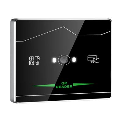 Static Dynamic QR Code Card Reader Embedded Installation Ultra-Thin Metal DC 12V Wiegand RS232 RS485 TTL Level Interface 13.56Mhz IC Card contactless RF Swiping (IC 13.56MHZ (RS485))