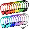 Ladont 20 Pack Bulk Classroom Headphones for Students Kids School, Wholesale Headphones Class Set with 3.5mm Jack for Chromebook Laptop PC Computer(10 Mixed Colors) view 1