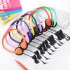 Ladont 20 Pack Bulk Classroom Headphones for Students Kids School, Wholesale Headphones Class Set with 3.5mm Jack for Chromebook Laptop PC Computer(10 Mixed Colors) view 3